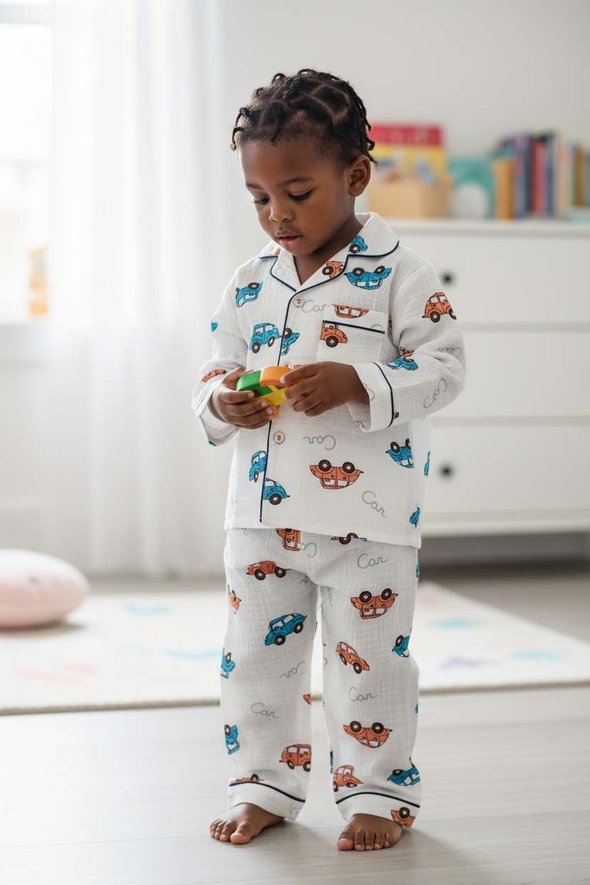 Cars Breathable Muslin PJ Set