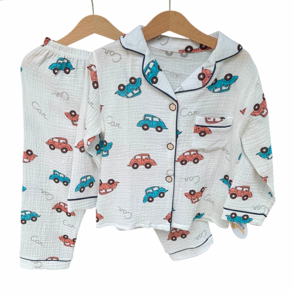 Cars Breathable Muslin PJ Set