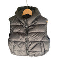Black Puffer Hoodie Vest