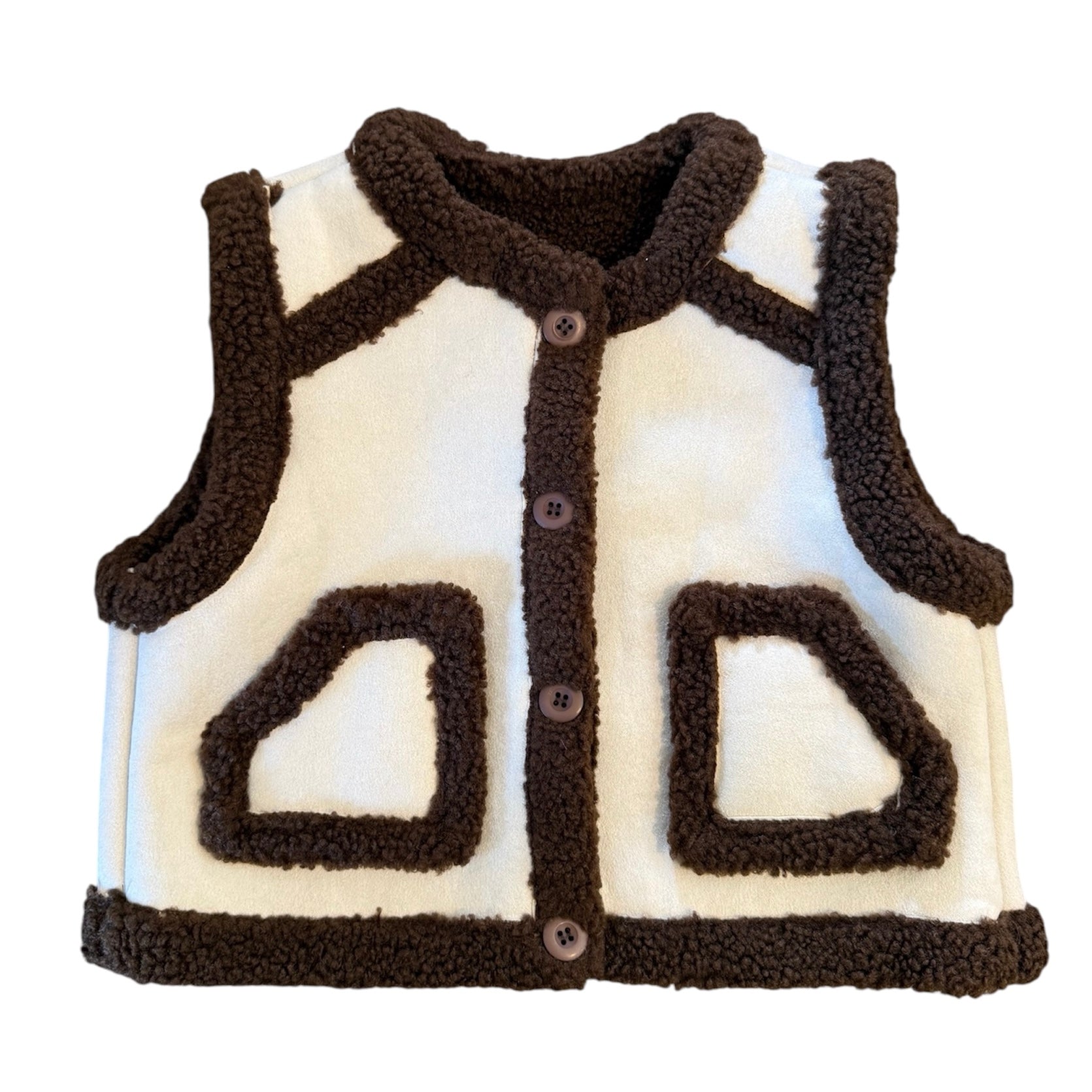 Riley Sherpa Cocoa Vest