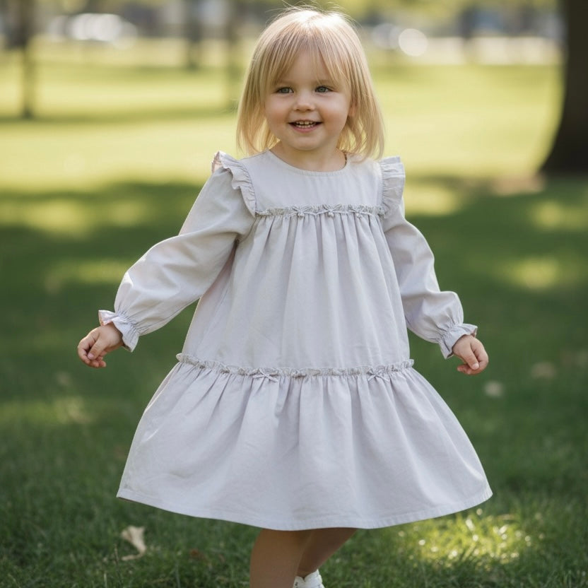 Marilyn Dress Khaki Grey