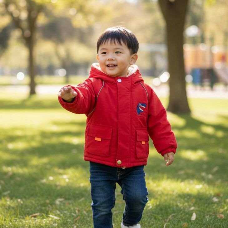 Benito Dinosaur Furry Jacket